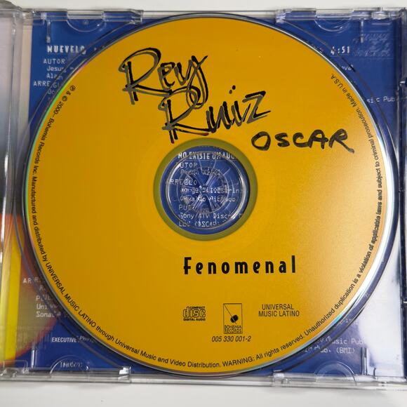 Rey Ruiz – Fenomenal CD - Salsa Latin Dance Music 2000 Universal Music - Picture 4 of 9